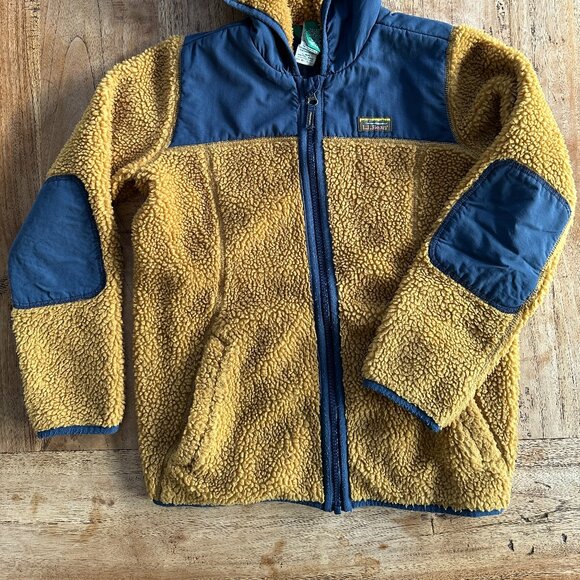 LL Bean Hooded Sherpa Fleece - Picture 2 of 8